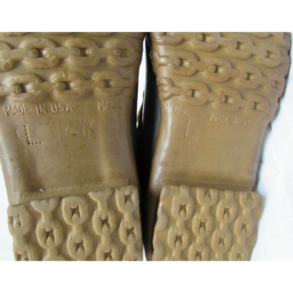 Vintage LL Bean Maine hunting shoe women's size 7 brown duck boots - Picture 12 of 12